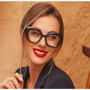 Cat-Eye Bifocal Reading Glasses for Women, Blue Light Blocking Computer Readers
